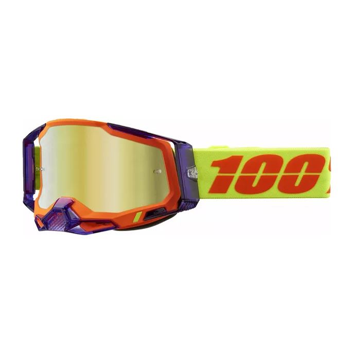 100% MX Goggles Racecraft 2 Panam Gold Mirror